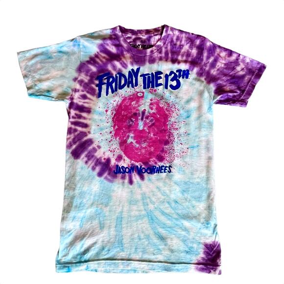 Friday The 13th T SHIRT SM Men's Women's Tie Dye Ripple Junction TEE 100% Cotton - Picture 1 of 8
